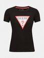 Moteriški marškinėliai Guess W1RI00*JBLK, juodos/raudonos spalvos