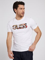 Мужская футболка Guess M1RI71*TWHT, белый/красный цена и информация | Мужские футболки | pigu.lt