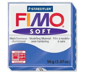 Моделин Fimo Soft синий(Brilliant blue) 56г цена и информация | Принадлежности для рисования, лепки | pigu.lt