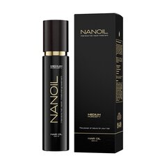 Масло для волос Nanoil Hair Oil Medium Porosity, 100мл цена и информация | Средства для укрепления волос | pigu.lt