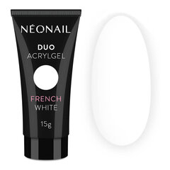 Gelis nagų priauginimui ir modeliavimui Neonail Duo Acrylgel, French White, 15 g kaina ir informacija | Manikiūro, pedikiūro priemonės | pigu.lt