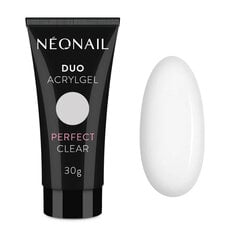 NeoNail Duo АкрилГель Perfect Clear Прозрачный 30г цена и информация | Средства для маникюра и педикюра | pigu.lt