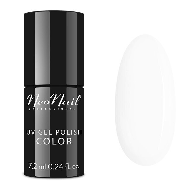 Hibridinis nagų lakas Neonail UV Gel Polish Color 5055-7 French White, 7,2ml kaina ir informacija | Nagų lakai, stiprintojai | pigu.lt