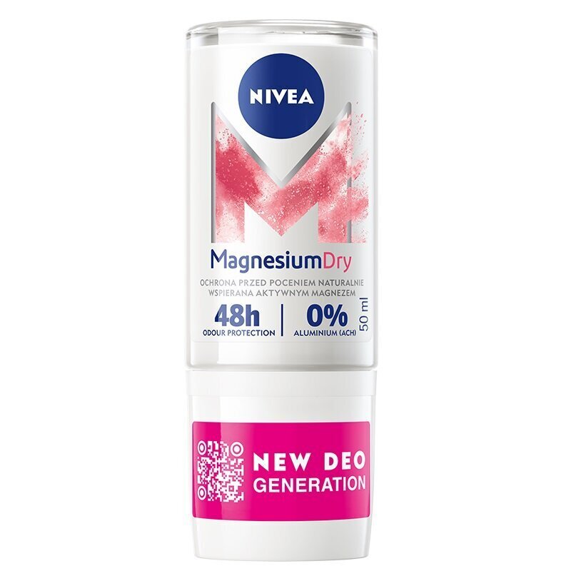 Rutulinis dezodorantas Nivea Magnesium Dry Original moterims, 50 ml цена и информация | Dezodorantai | pigu.lt