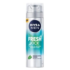 Пена для бритья Nivea Men Fresh Kick, 200 мл цена и информация | Косметика и средства для бритья | pigu.lt