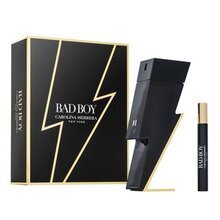 Rinkinys Carolina Herrera Bad Boy: tualetinis vanduo EDT vyrams, 100 ml + 10 ml kaina ir informacija | Kvepalai vyrams | pigu.lt