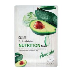 Питательная листовая маска для лица SNP Fruits Gelato Nutrition Mask, 25мл цена и информация | Маски для лица, патчи для глаз | pigu.lt