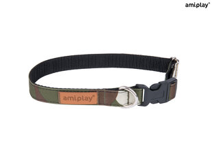 Amiplay reguliuojamas antkaklis Adventure Moro, M, 25-40x1,5 cm kaina ir informacija | Antkakliai, petnešos šunims | pigu.lt