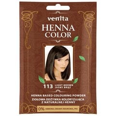 Plaukus dažantis kondicionierius Venita Henna Color, 113 Jasny Brąz, 25 g kaina ir informacija | Balzamai, kondicionieriai | pigu.lt