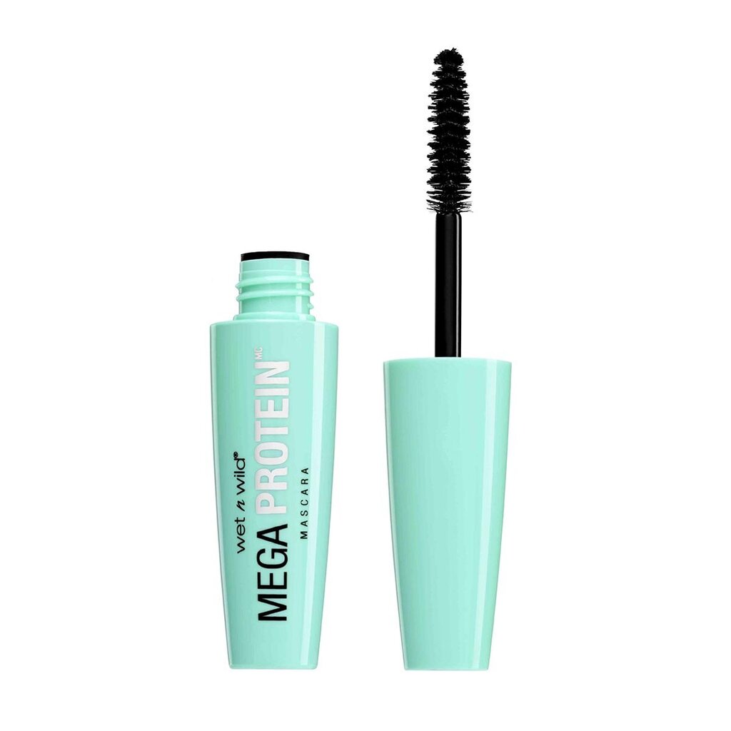 Blakstienų tušas Wet n Wild Mega Protein, 6 ml, Very Black kaina ir informacija | Akių šešėliai, pieštukai, blakstienų tušai, serumai | pigu.lt