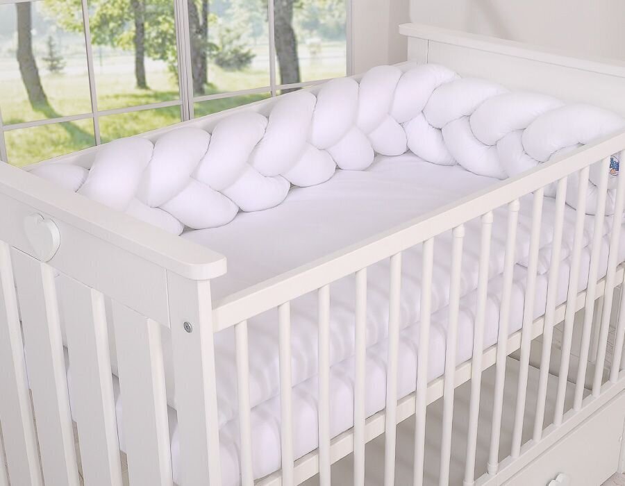 Pinta apsauga lovytei My Sweet Baby white kaina ir informacija | Saugos varteliai, apsaugos | pigu.lt