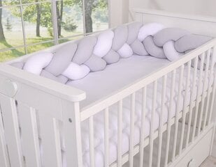 Pinta apsauga lovytei My Sweet Baby white-gray цена и информация | Товары для безопасности детей дома | pigu.lt