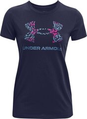 Marškinėliai moterims Under Armour, mėlyni kaina ir informacija | Sportinė apranga moterims | pigu.lt