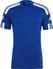 Мужская футболка с короткими рукавами Adidas Squadra 21 Jersey GK9154, синий цена и информация | Футбольная форма и другие товары | pigu.lt