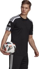 Футболка Adidas Squadra 21, черная цена и информация | Футбольная форма и другие товары | pigu.lt