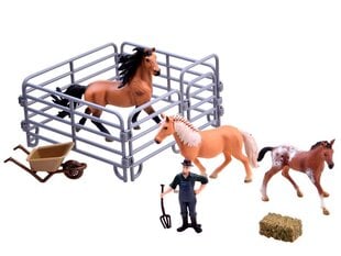 Žirgų figūrėlių rinkinys A kaina ir informacija | Žaislai berniukams | pigu.lt