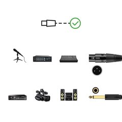 Микрофонный кабель ugreen jack 6,35 мм, 3 м цена и информация | Кабели и провода | pigu.lt