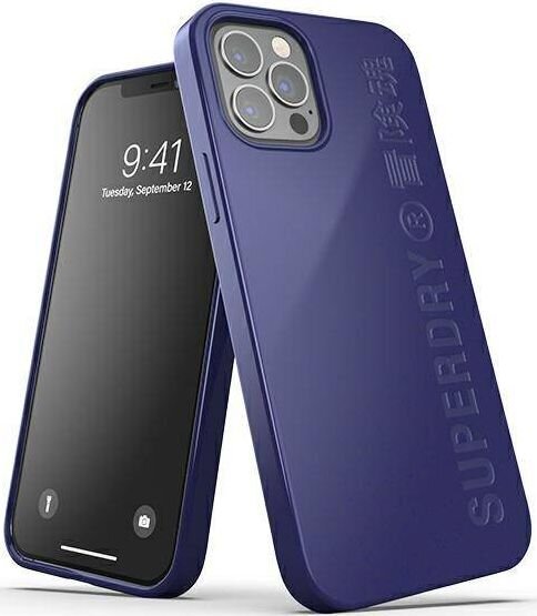 SuperDry Snap Case, mėlynas цена и информация | Telefono dėklai | pigu.lt