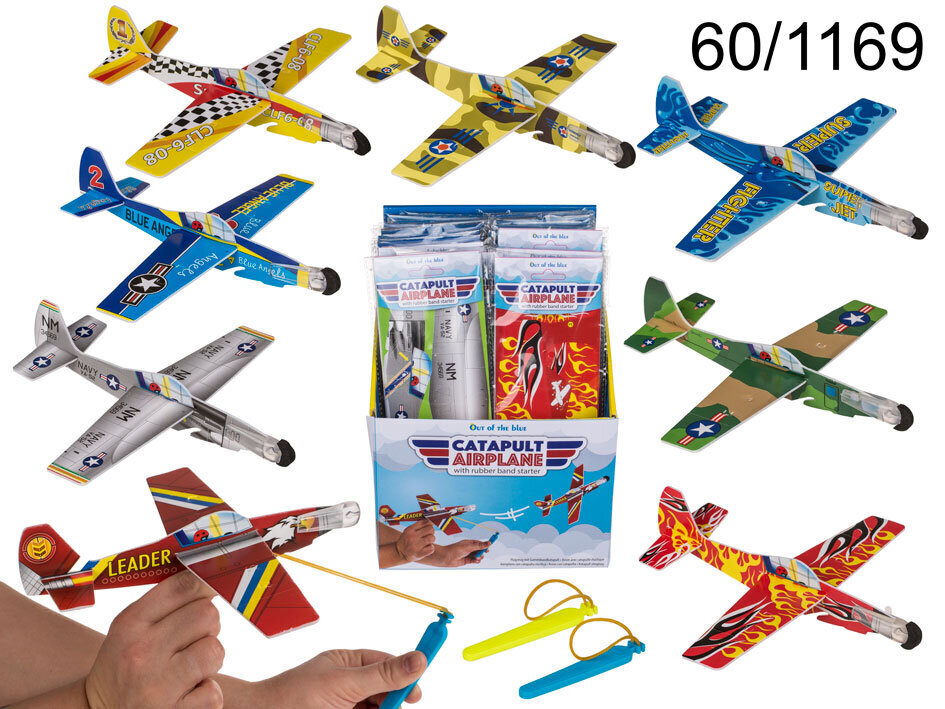Lėktuvas 20 cm katapultuojamas / 36 цена и информация | Žaislai berniukams | pigu.lt