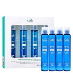 Rinkinys plaukų stiprinimui - ampulės Lador Perfect Hair Filler, 4 x 13 ml kaina ir informacija | Plaukų stiprinimo priemonės | pigu.lt