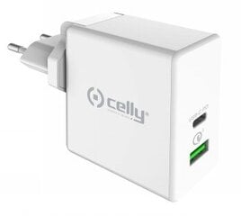 Дорожное зарядное устройство Celly Propower 45 Вт цена и информация | Зарядные устройства для телефонов | pigu.lt