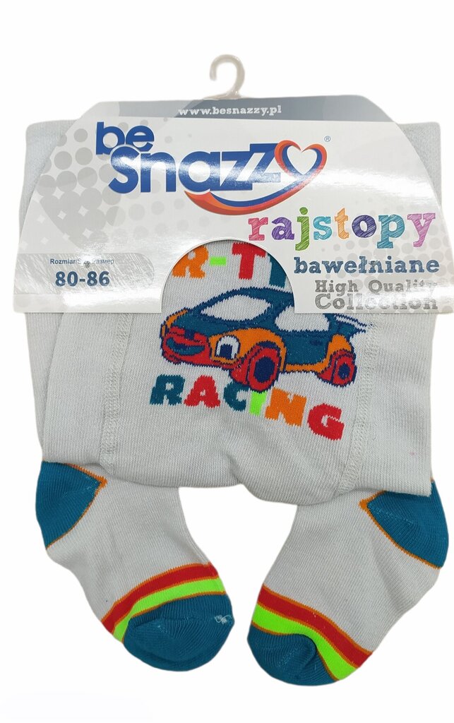 Pėdkelnės berniukams be Snazzy Racing kaina ir informacija | Kojinės, pėdkelnės berniukams | pigu.lt