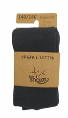 Легинсы из органического хлопка для детей be Snazzy KA-01, черные цена и информация | Носки, колготки для девочек | pigu.lt