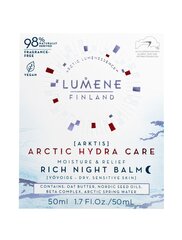 Naktinis balzamas Lumene Arctic Hydra Care Moisture & Relief, 50 ml kaina ir informacija | Veido kremai | pigu.lt