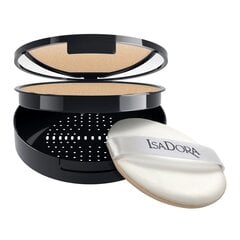 Компактная основа для макияжа IsaDora Nature Enhanced Flawless Compact, Nr. 80, 10 г цена и информация | Пудры, базы под макияж | pigu.lt