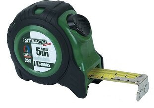 Gumuota ruletė Stalco Premium 7,5m x25mm kaina ir informacija | Mechaniniai įrankiai | pigu.lt