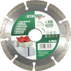 Deimantinis diskas Stalco Premium 125x1,9x22,23mm kaina ir informacija | Mechaniniai įrankiai | pigu.lt