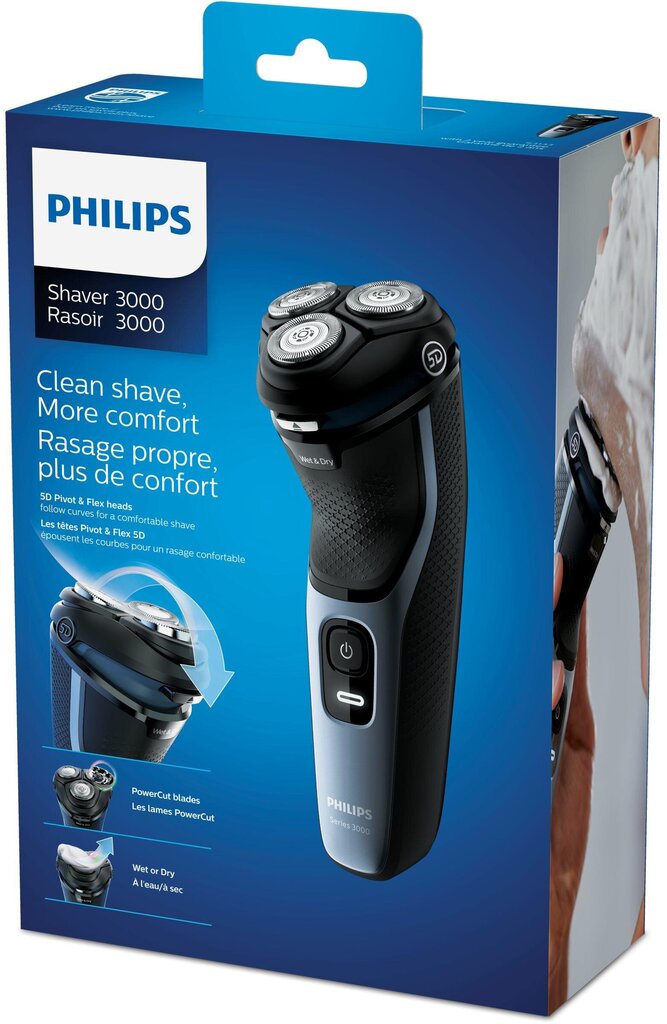Philips S3133/51 kaina ir informacija | Barzdaskutės | pigu.lt