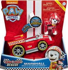 Figūrėlė su garsu Paw Patrol Marshall Ready Race Rescue kaina ir informacija | Lavinamieji žaislai | pigu.lt