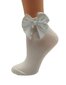 Kojinės moterims su papuošimais be Snazzy SK-38, baltos kaina ir informacija | Moteriškos kojinės | pigu.lt