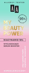 Glotninamasis serumas AA My beauty power Niacinamide 10%, 15 ml kaina ir informacija | Veido aliejai, serumai | pigu.lt