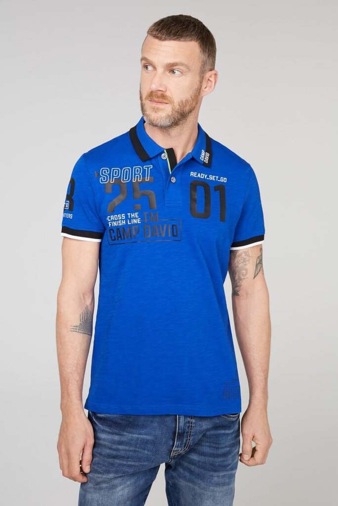 Polo marškinėliai Camp David kaina ir informacija | Vyriški marškinėliai | pigu.lt