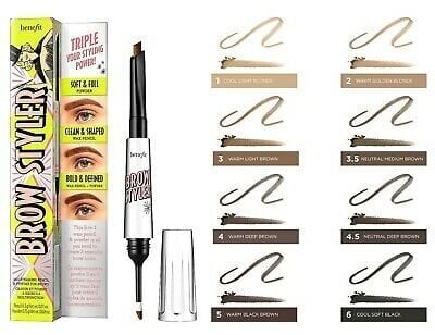 Antakių pieštukas Benefit Cosmetics Brow Styler, Warm Golden Blonde, 1,05 g цена и информация | Antakių dažai, pieštukai | pigu.lt