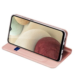 Dėklas telefonui Dux Ducis Skin Pro skirtas Samsung Galaxy A12, rožinis kaina ir informacija | Telefono dėklai | pigu.lt