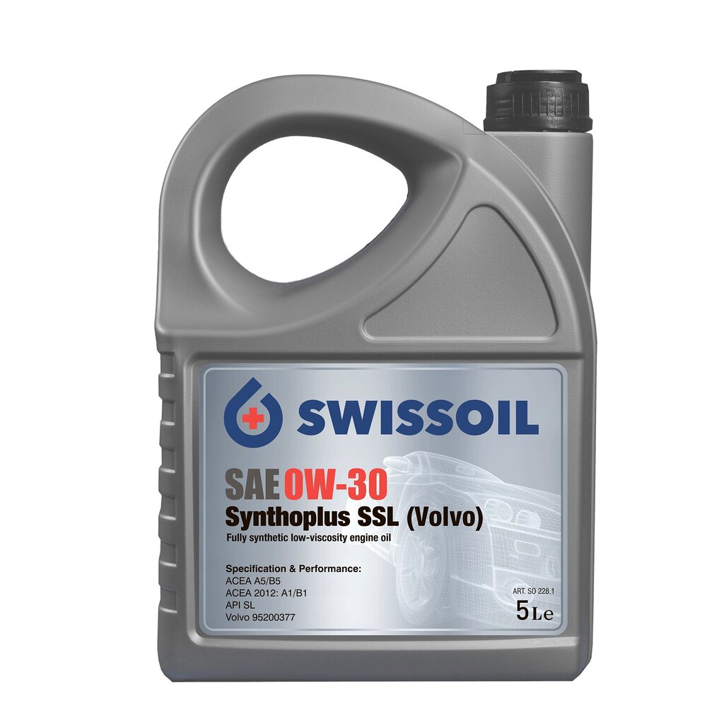 Variklių alyva Swissoil Sae Synthoplus SSL Volvo 0W-30, 5 L kaina ir informacija | Variklinės alyvos | pigu.lt