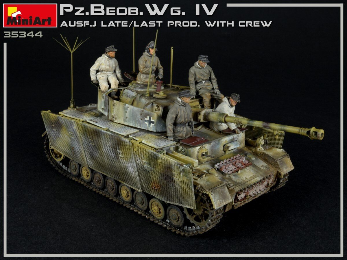 Klijuojamas modelis MiniArt 35344 Pz.Beob.Wg.IV Ausf. J Late/Last Prod. 2 IN 1 W/CREW 1/35 kaina ir informacija | Klijuojami modeliai | pigu.lt