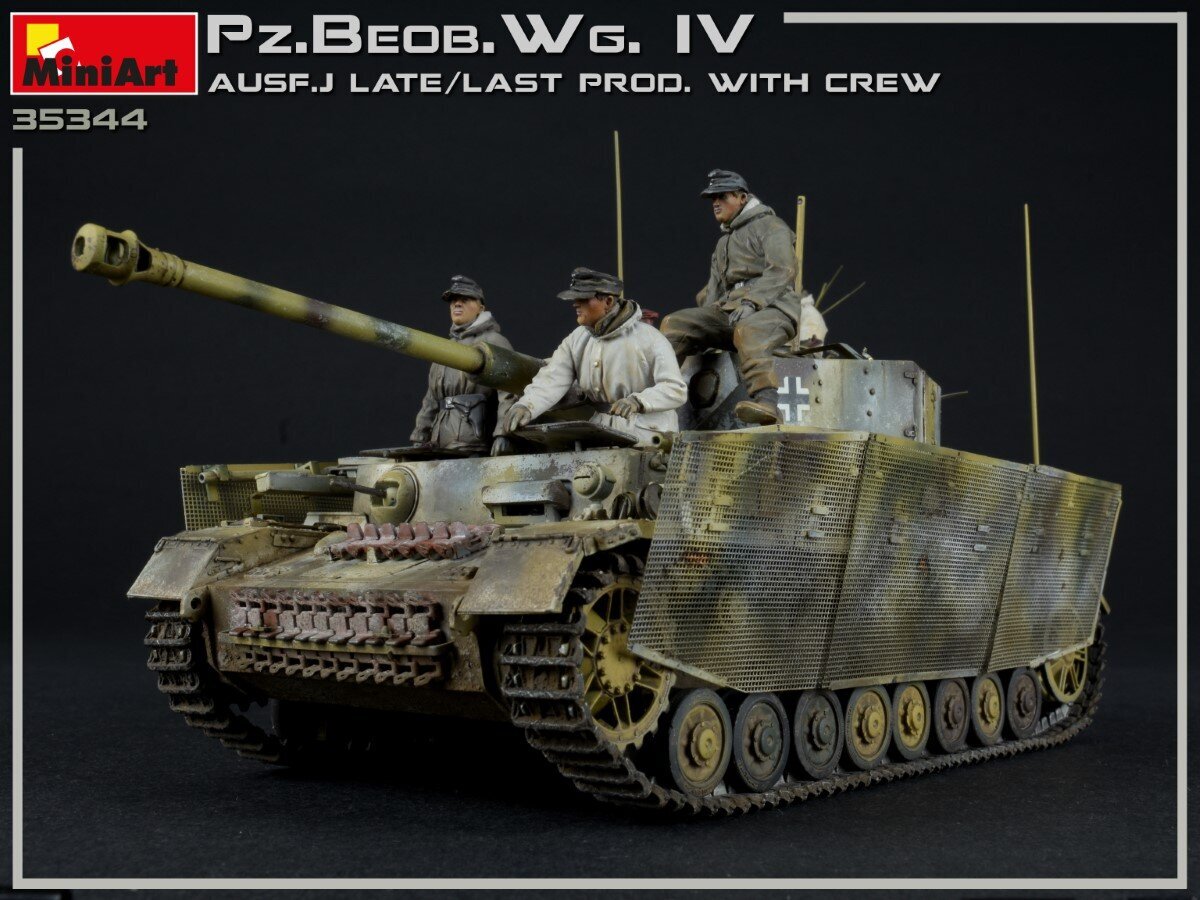 Klijuojamas modelis MiniArt 35344 Pz.Beob.Wg.IV Ausf. J Late/Last Prod. 2 IN 1 W/CREW 1/35 kaina ir informacija | Klijuojami modeliai | pigu.lt