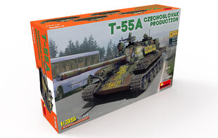 Клеющаяся модель MiniArt 37084 T-55A Чехословацкого производства 1/35 цена и информация | Склеиваемые модели | pigu.lt
