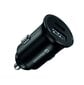 Swissten 30W iPhone / iPad Metal Car Charger Adapter with 20W Power Delivery USB-C + 10W USB / Black kaina ir informacija | Krovikliai telefonams | pigu.lt