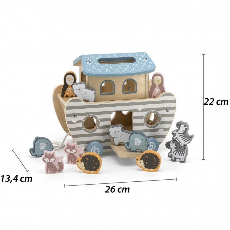 Rūšiuoklis Viga PolarB Nojaus skrynia kaina ir informacija | Lavinamieji žaislai | pigu.lt