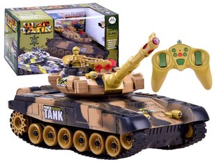 Nuotoliniu būdu valdomas tankas, rudas kaina ir informacija | Žaislai berniukams | pigu.lt