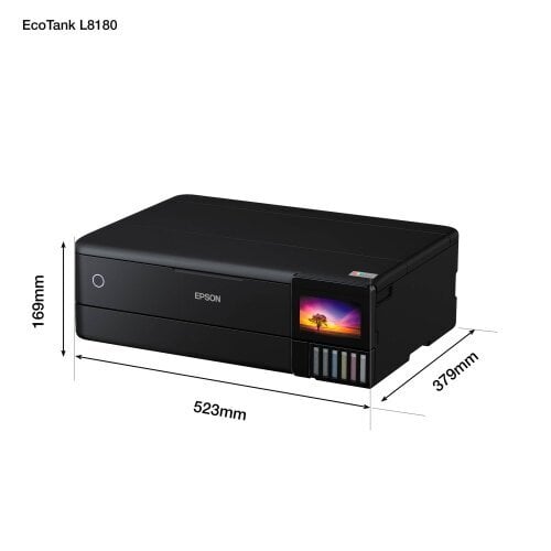 Epson EcoTank L8180 Colour, Inkjet C11CJ21402 kaina ir informacija | Spausdintuvai | pigu.lt