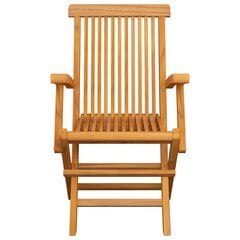 Sodo kėdės su kreminėmis pagalvėlėmis, 6vnt. цена и информация | Садовые стулья, кресла, пуфы | pigu.lt