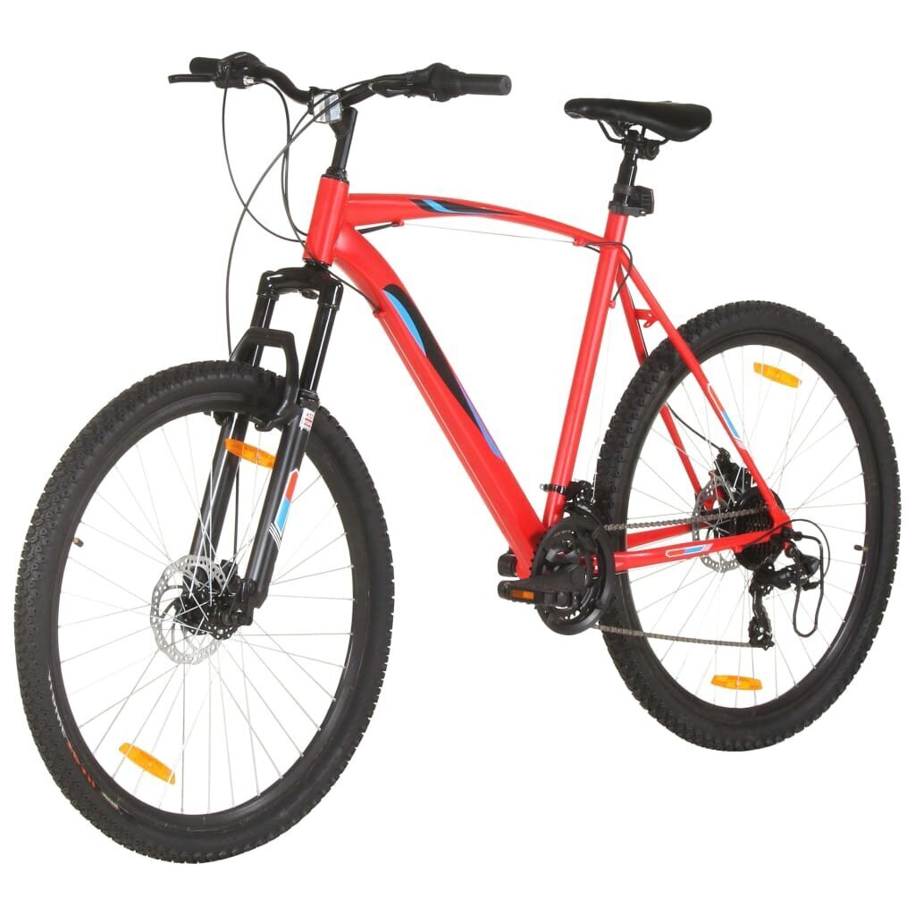 Kalnų dviratis 26 colių ratai, raudonas цена и информация | Dviračiai | pigu.lt