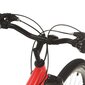 Kalnų dviratis 27,5 colių ratai, raudonas цена и информация | Dviračiai | pigu.lt