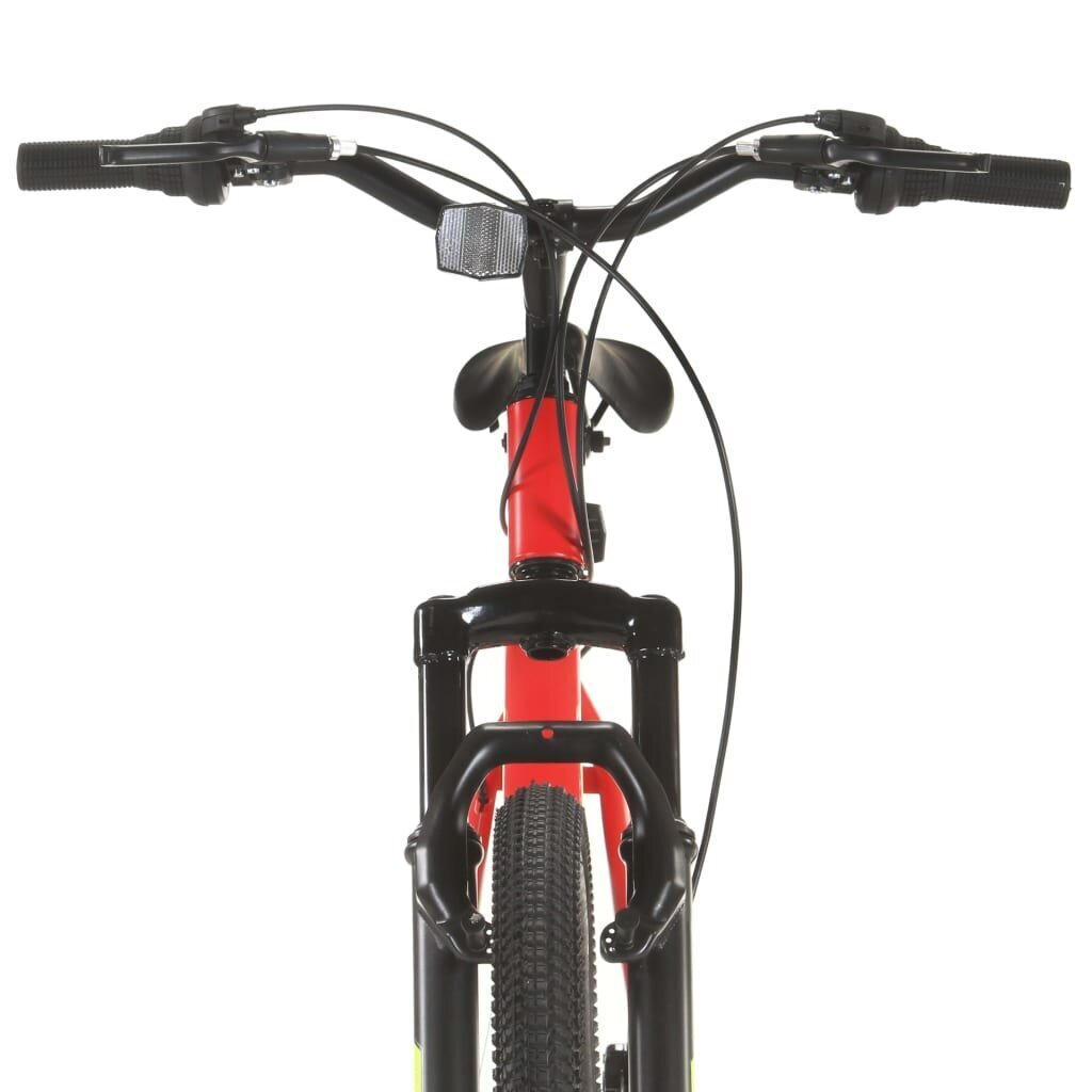 Kalnų dviratis 27,5 colių ratai, raudonas цена и информация | Dviračiai | pigu.lt
